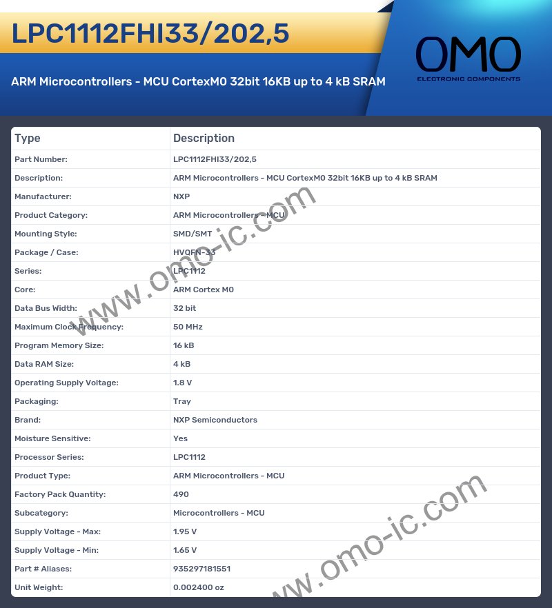 LPC1112FHI33/202,5