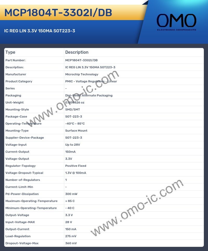 MCP1804T-3302I/DB