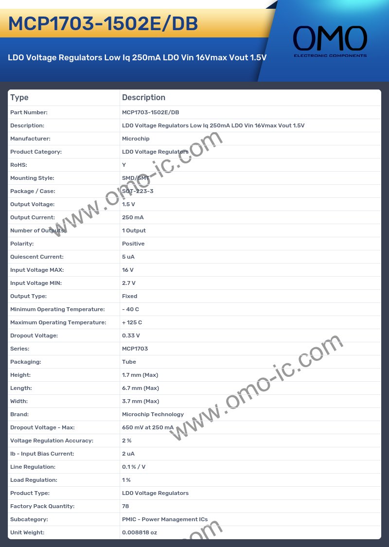 MCP1703-1502E/DB