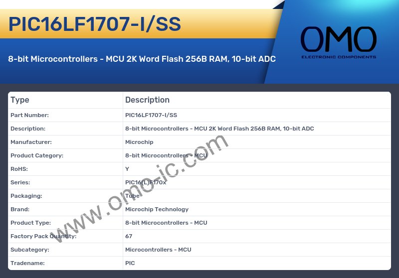 PIC16LF1707-I/SS