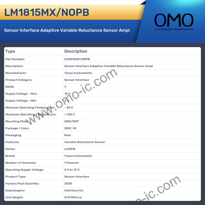 LM1815MX/NOPB