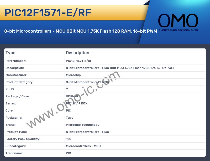 PIC12F1571-E/RF