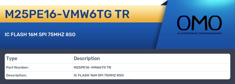 M25PE16-VMW6TG TR