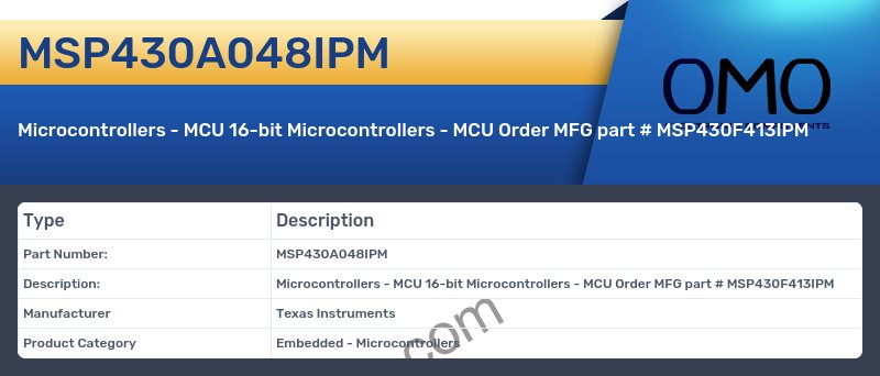 MSP430A048IPM
