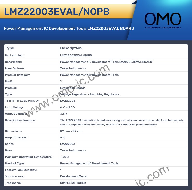LMZ22003EVAL/NOPB
