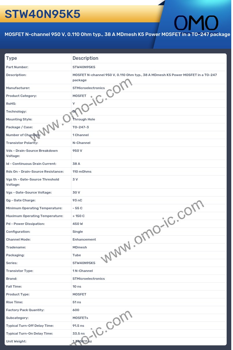 STW40N95K5