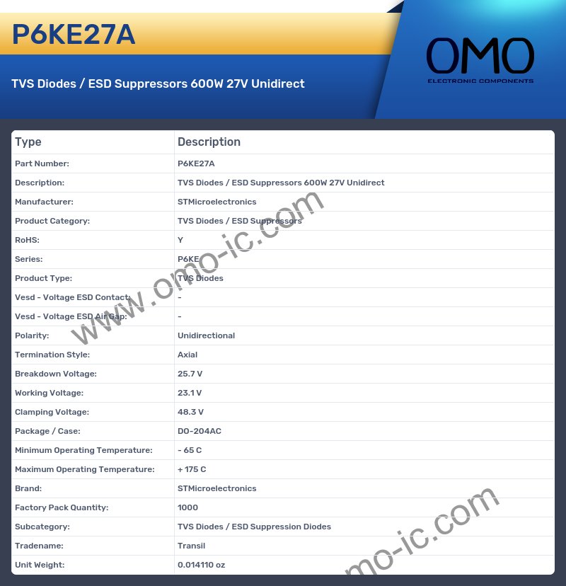 P6KE27A