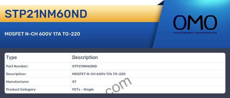 STP21NM60ND