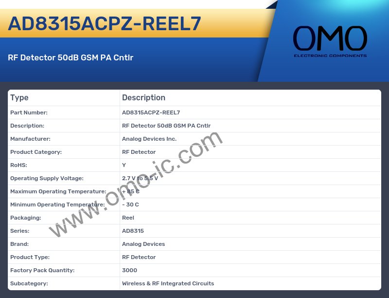 AD8315ACPZ-REEL7