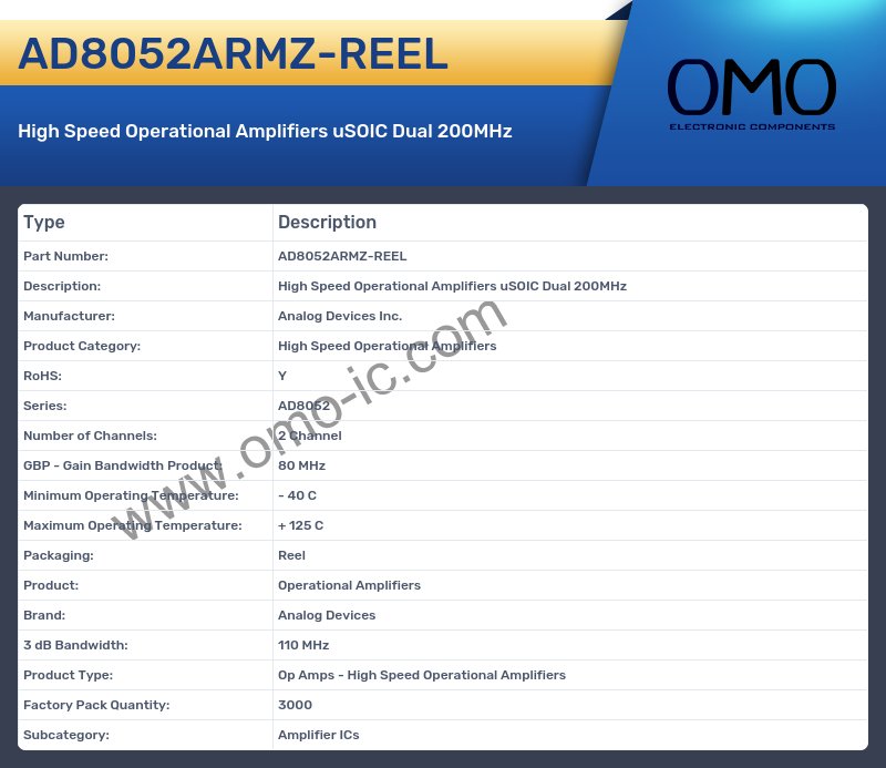 AD8052ARMZ-REEL