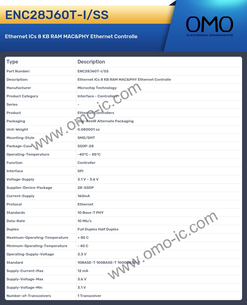 ENC28J60T-I/SS
