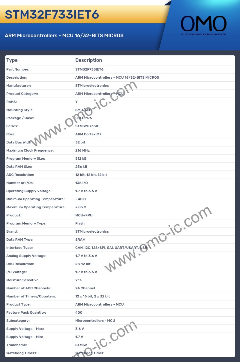 STM32F733IET6