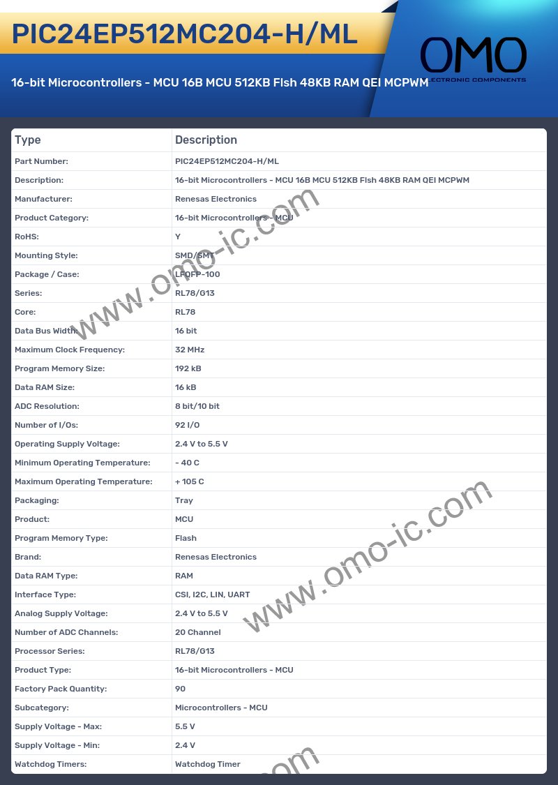 PIC24EP512MC204-H/ML