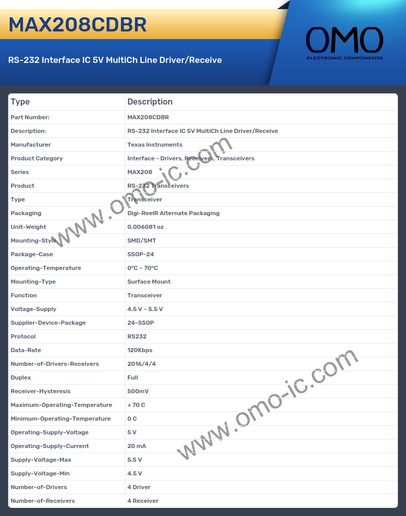 MAX208CDBR