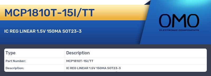MCP1810T-15I/TT