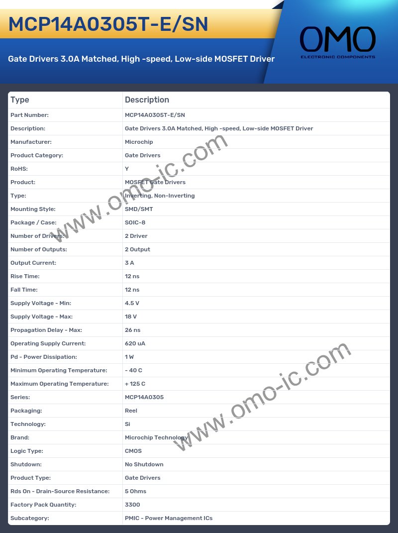 MCP14A0305T-E/SN