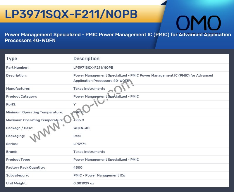 LP3971SQX-F211/NOPB