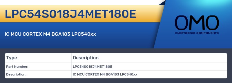 LPC54S018J4MET180E