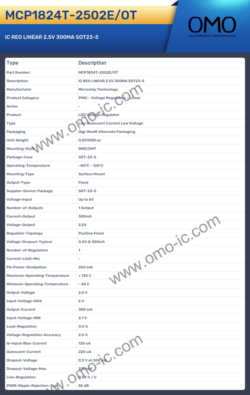 MCP1824T-2502E/OT