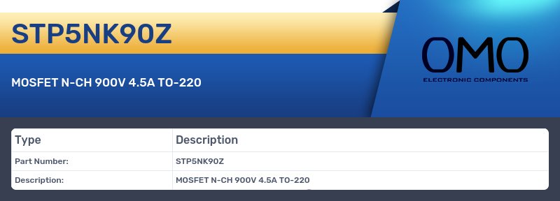STP5NK90Z