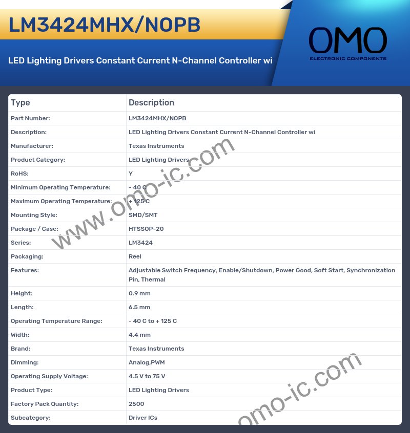 LM3424MHX/NOPB