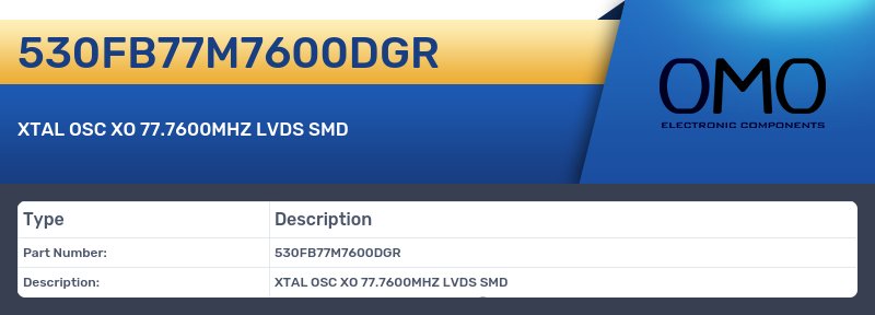 530FB77M7600DGR