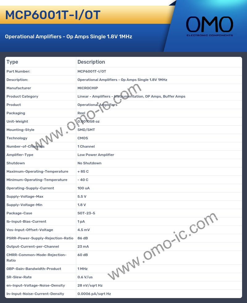 MCP6001T-I/OT