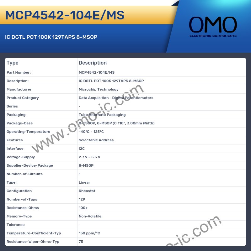 MCP4542-104E/MS