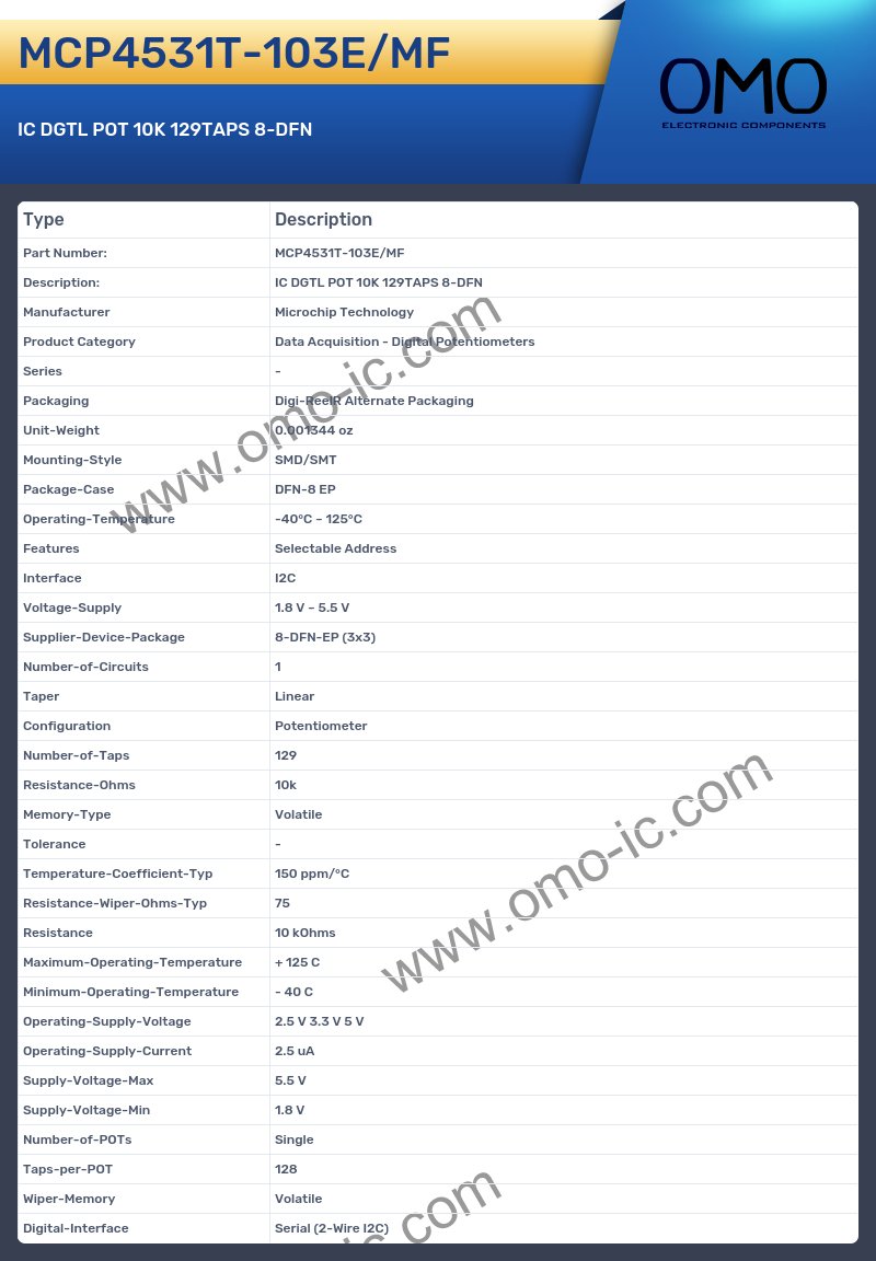 MCP4531T-103E/MF