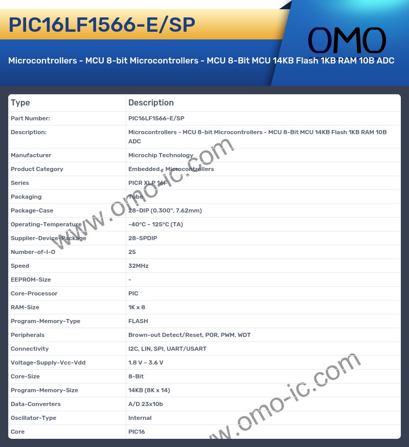 PIC16LF1566-E/SP