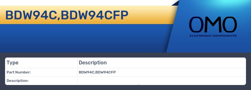 BDW94C,BDW94CFP