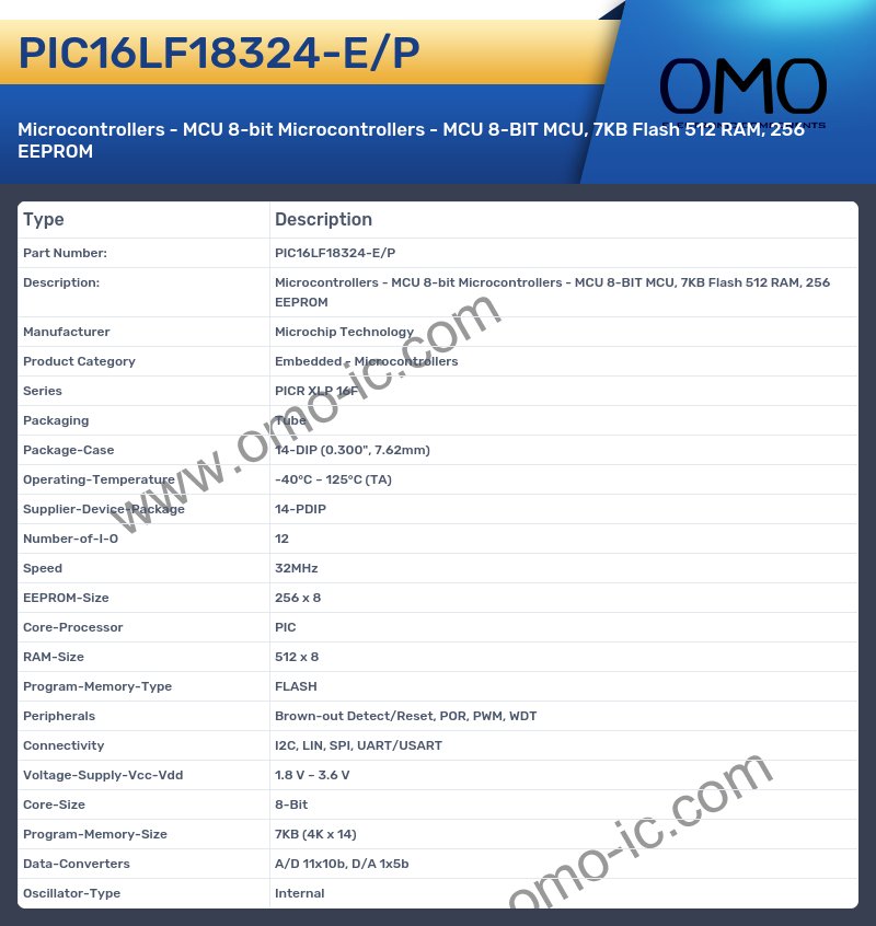 PIC16LF18324-E/P