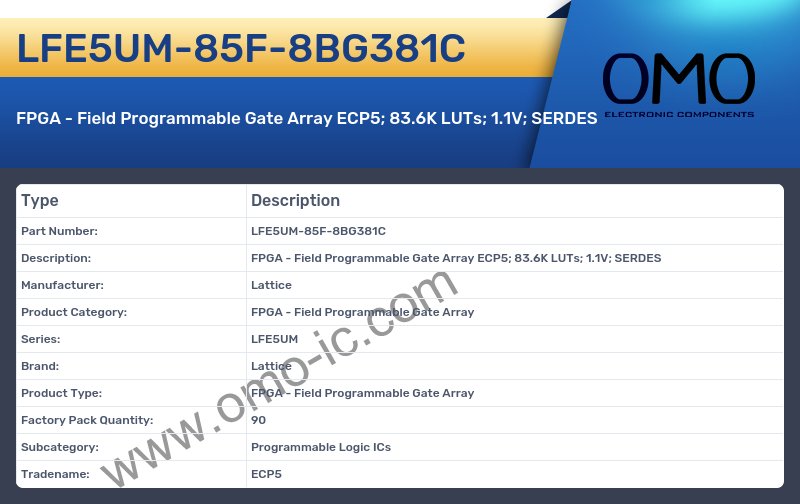 LFE5UM-85F-8BG381C