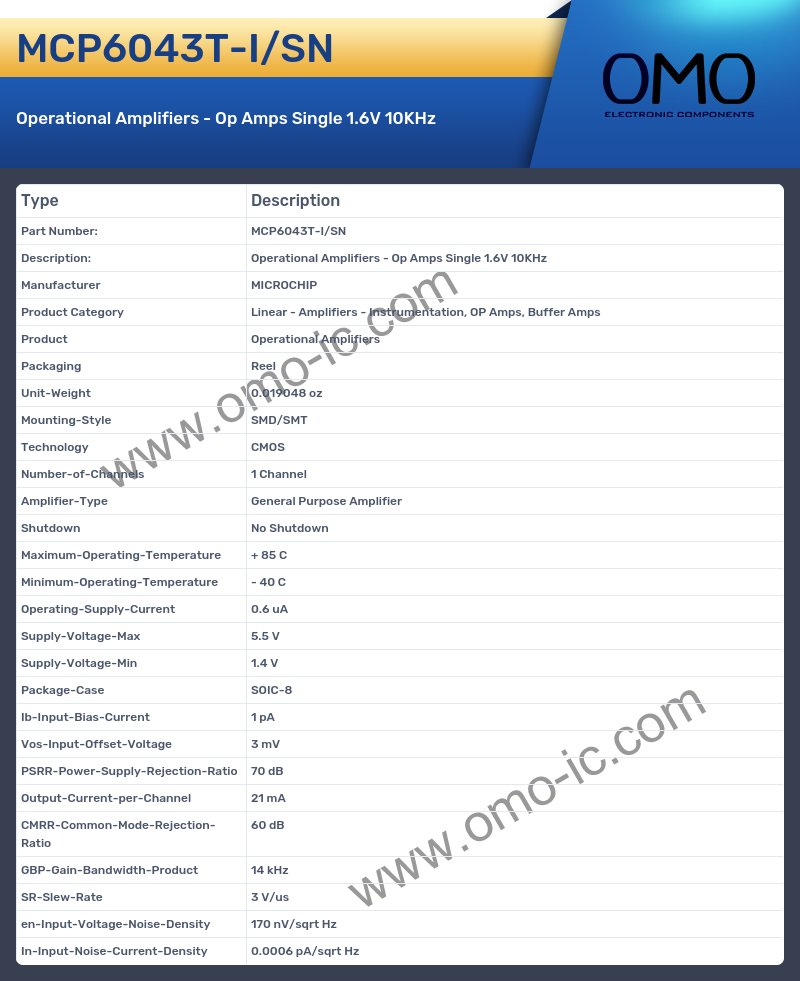 MCP6043T-I/SN