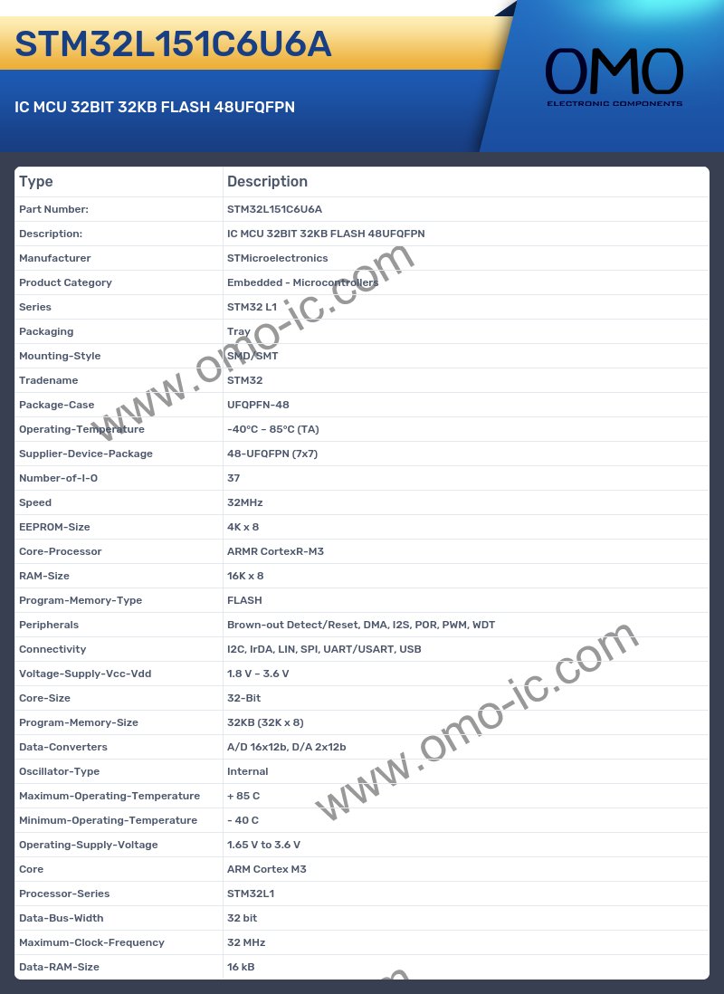 STM32L151C6U6A