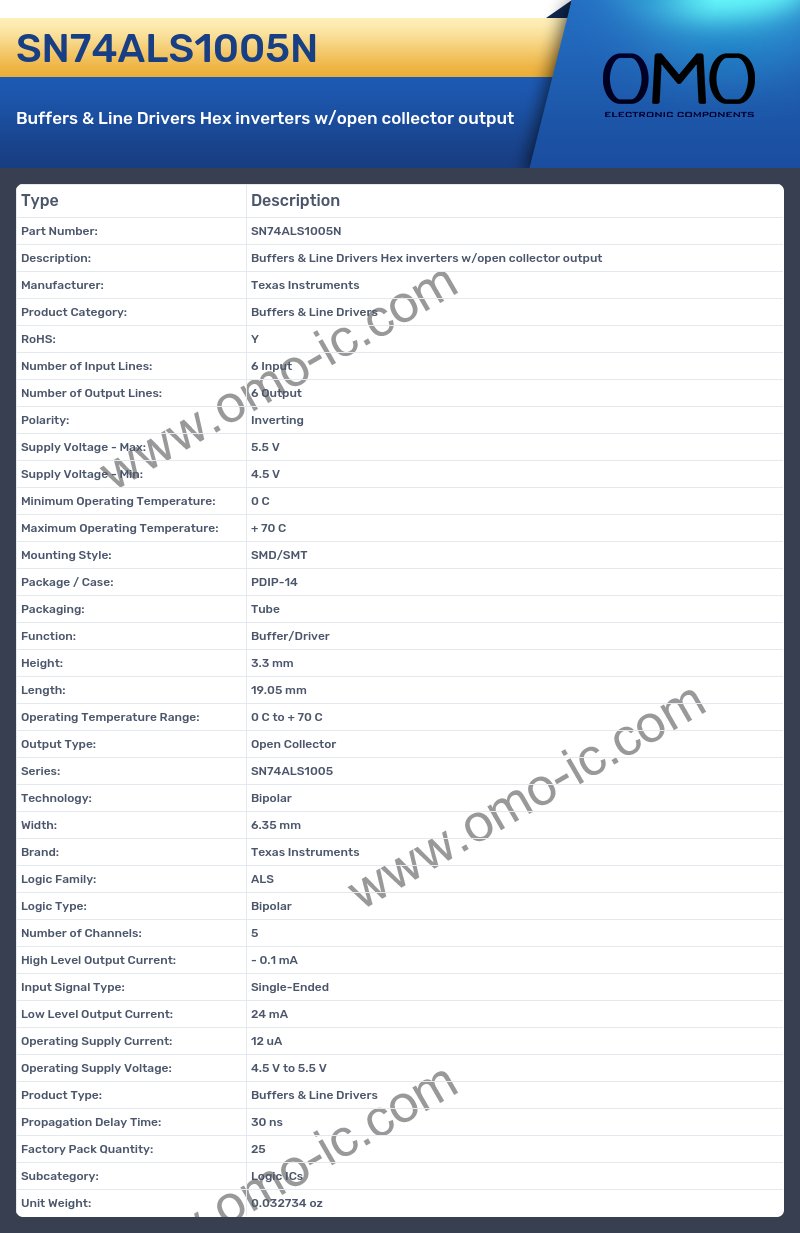 SN74ALS1005N