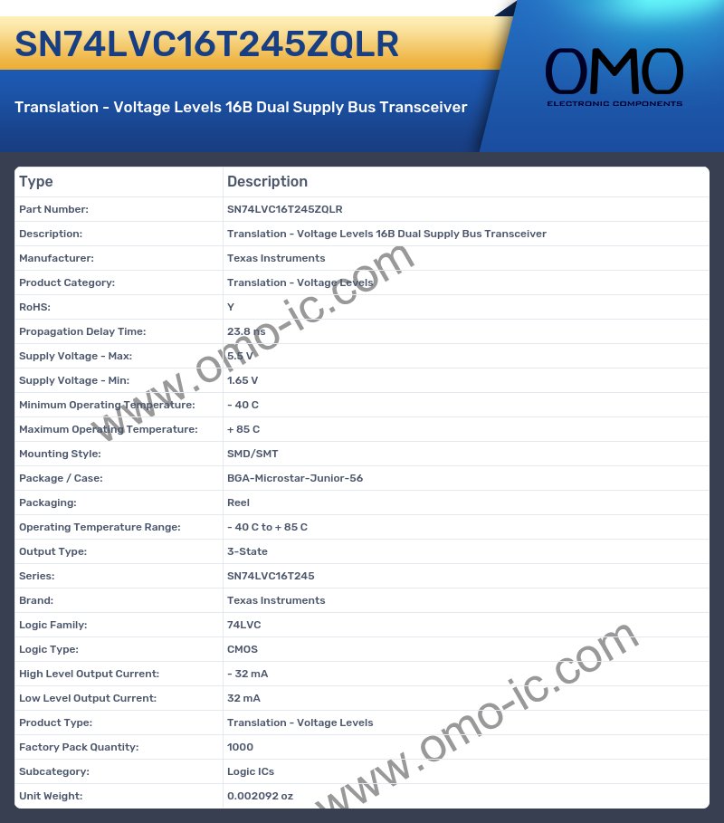 SN74LVC16T245ZQLR