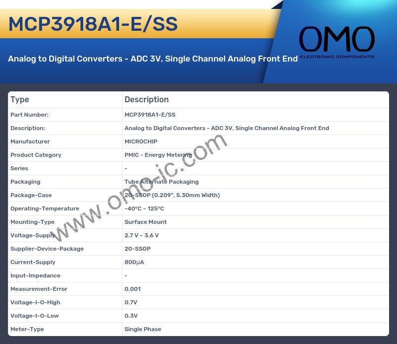 MCP3918A1-E/SS