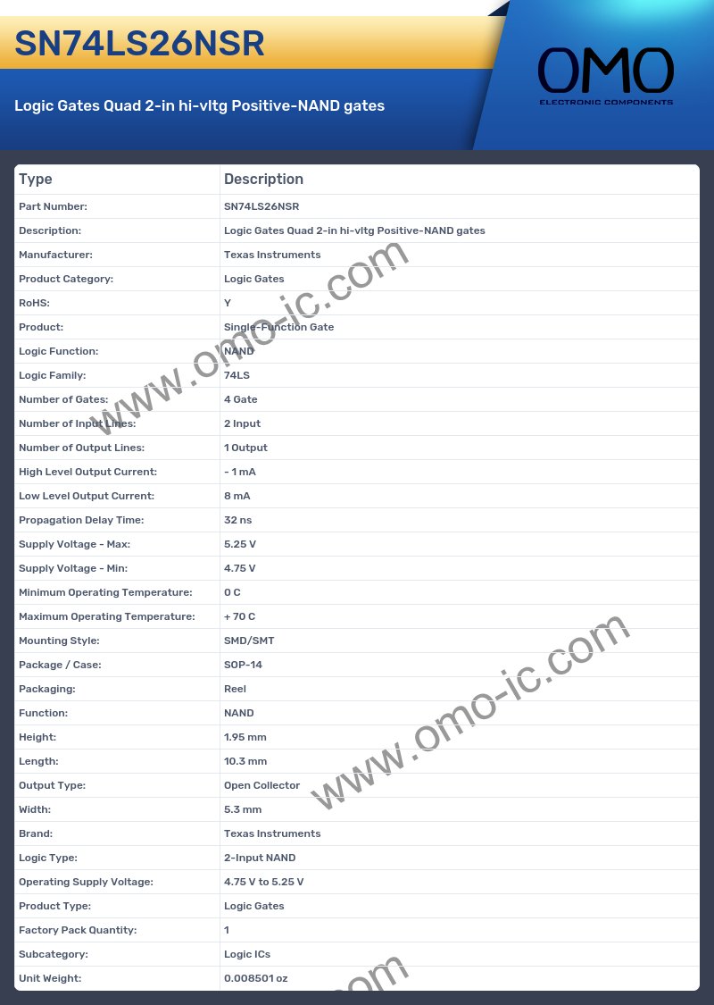 SN74LS26NSR