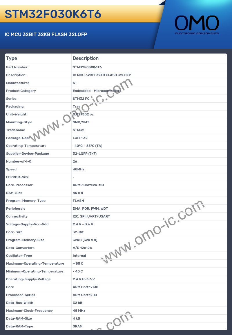 STM32F030K6T6