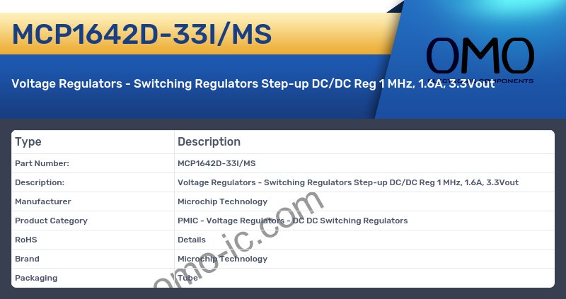 MCP1642D-33I/MS