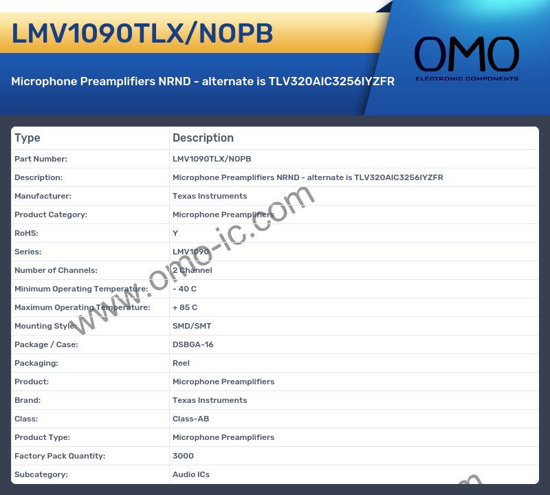 LMV1090TLX/NOPB