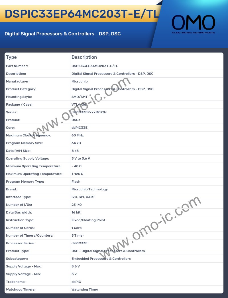 DSPIC33EP64MC203T-E/TL