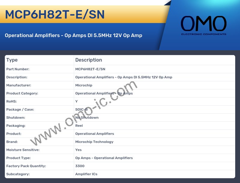 MCP6H82T-E/SN
