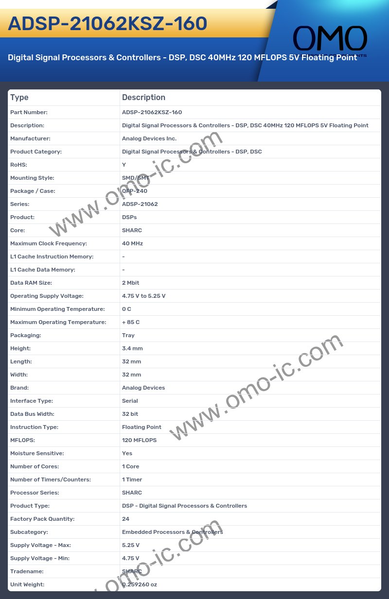 ADSP-21062KSZ-160