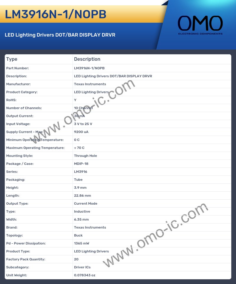 LM3916N-1/NOPB