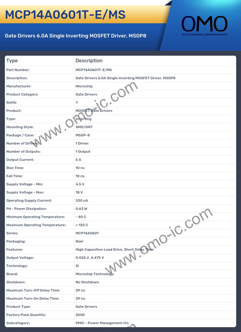 MCP14A0601T-E/MS