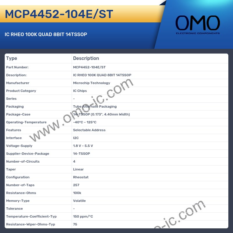 MCP4452-104E/ST