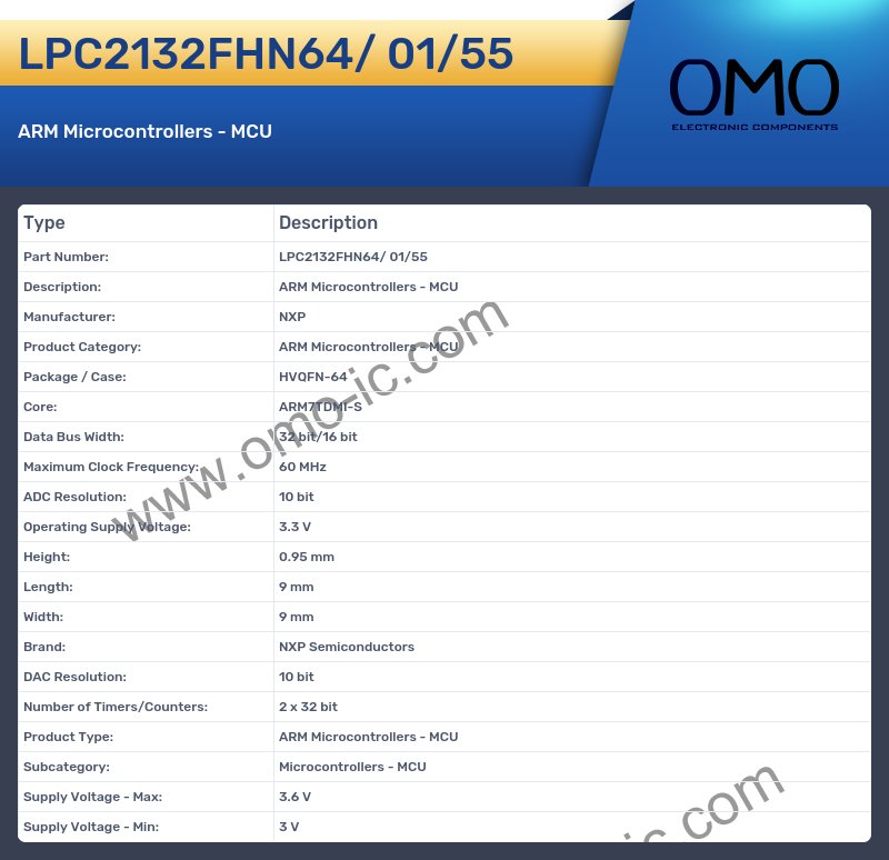 LPC2132FHN64/ 01/55