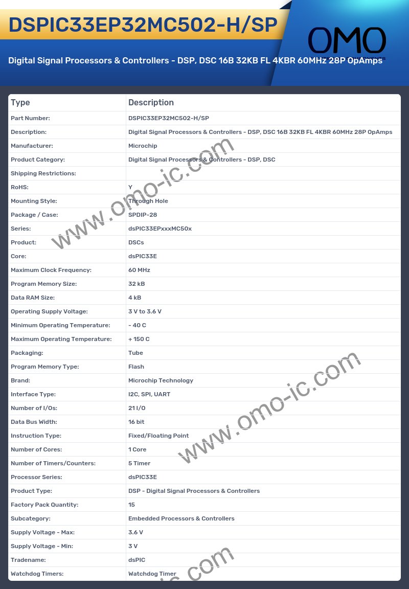 DSPIC33EP32MC502-H/SP